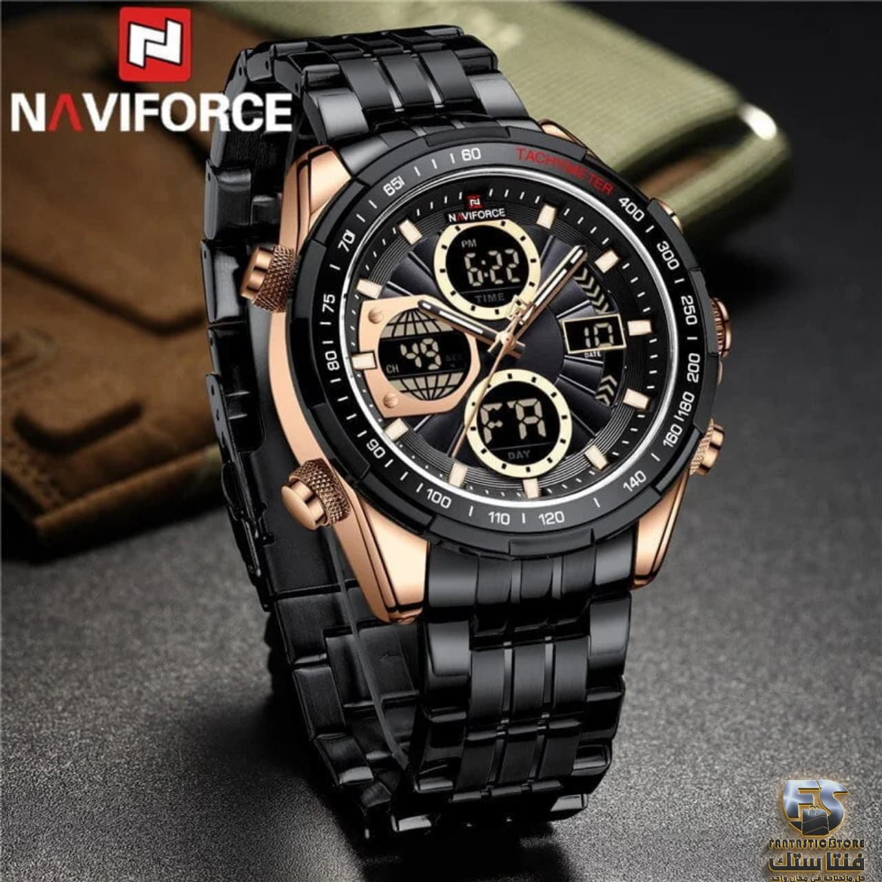 ساعات رجالي من ماركه Naviforce العالمية
